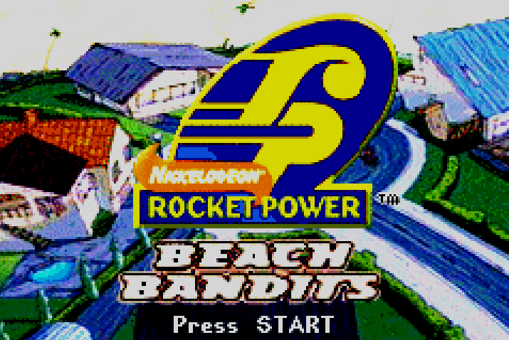 Rocket Power Beach Bandits Title Screen